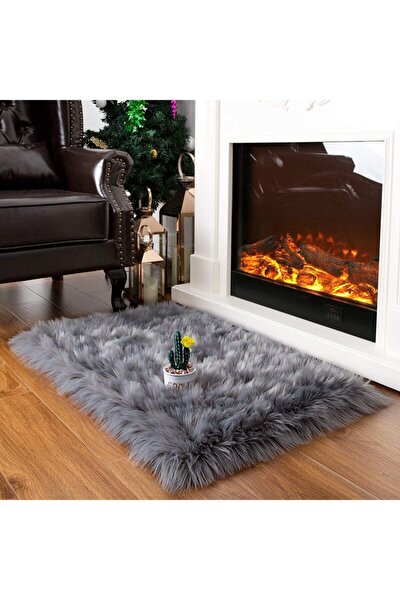 birkilim post hali tavsan tuyu gri dik fiyati yorumlari trendyol