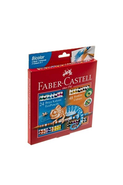 Faber-castell Bicolor Boya Kalemi 48 Renk