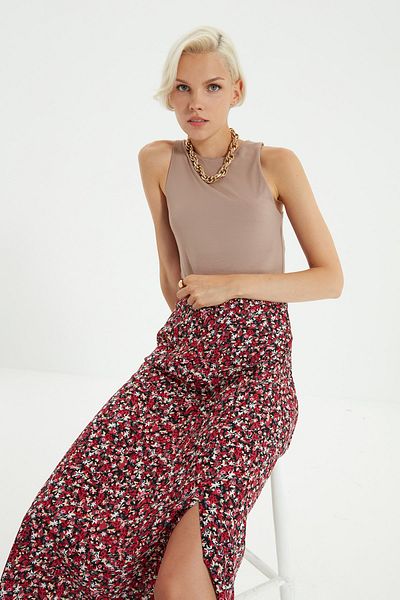 Skirt - Multicolored - Midi