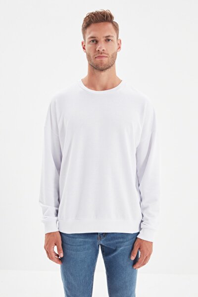 Sweatshirt - White - Oversize