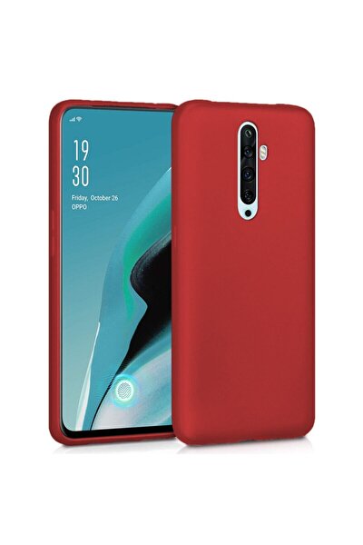 Rozax Matte Silicone Reno 2z Kılıf Kırmızı