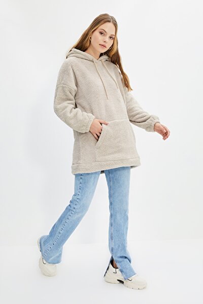 Sweatshirt - Beige - Regular fit