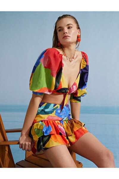 Bustier - Mehrfarbig - Colorblock