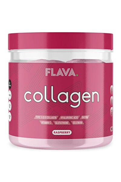 Collagen | Ahududu - 6 Vitamin Ilaveli - Tip 1,2,3 - 300g