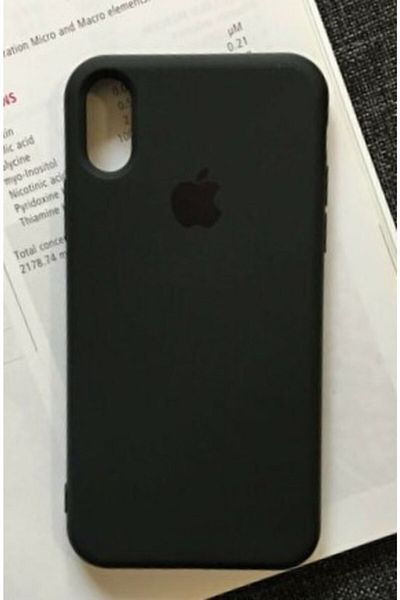 Iphone X Ve Xs Uyumlu Siyah Renk Logolu Içi Kadife Lansman Kılıf