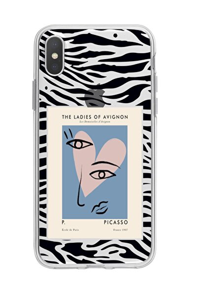Iphone X Uyumlu Picasso The Ladies Of Avignon Premium Şeffaf Silikon Kılıf