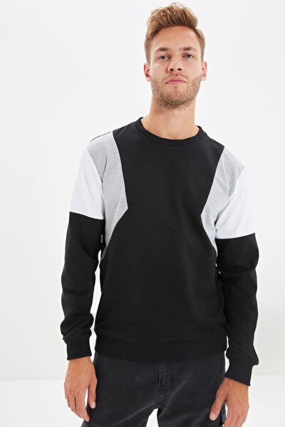 Sweatshirt - Schwarz - Regular Fit
