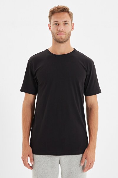 siyah basic t shirt