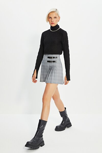 Skirt - Gray - Mini