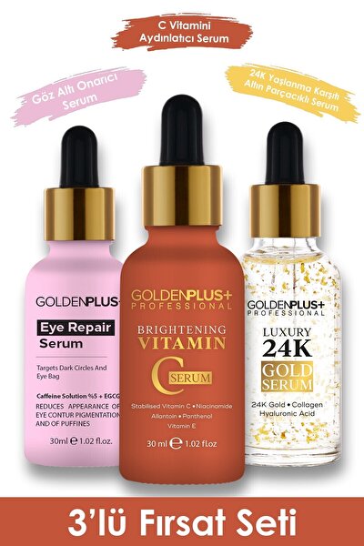 Goldenplus 24k Altin Parcacikli Yaslanma Karsiti Gold Beauty Serum 30 Ml Fiyati Yorumlari Trendyol