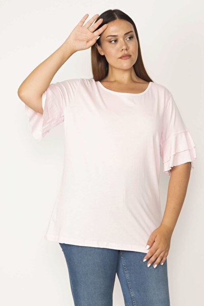 Plus Size Blouse - Pink - Regular fit