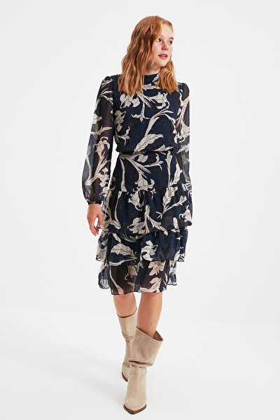 Kleid - Dunkelblau - Skater