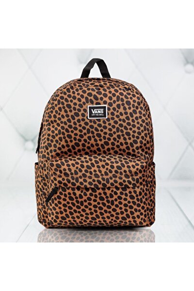 vans leopard print backpack