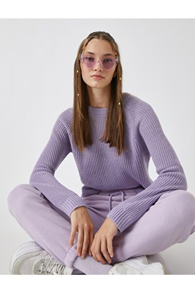 Pullover - Lila - Relaxed Fit