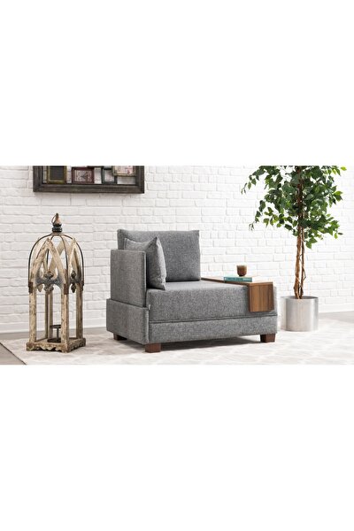 Evdebiz Fly Tekli Koltuk Gri Sag Fiyati Yorumlari Trendyol