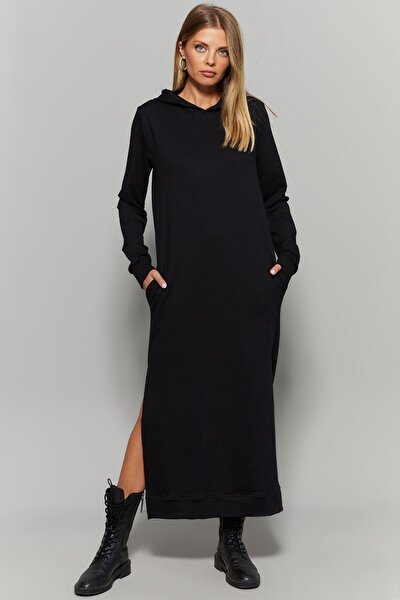 Dress - Black - Pullover Dress
