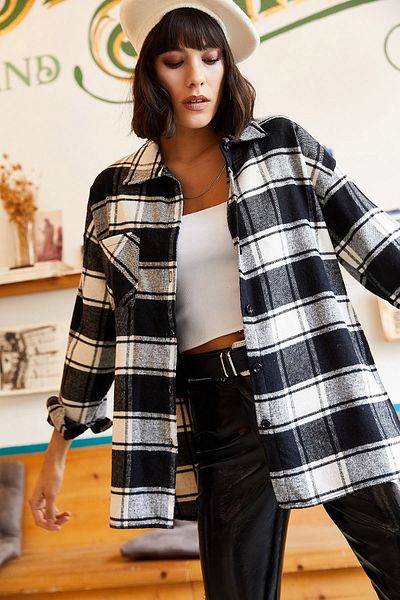Shirt - Black - Relaxed fit