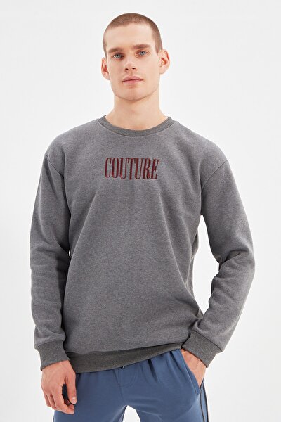 Supreme sweatshirt trendyol clearance