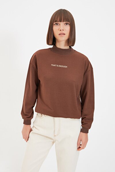 Sweatshirt - Brown - Regular