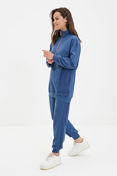 Sweatsuit Set - Navy blue - Relaxed