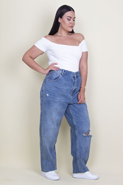 Plus Size Jeans - Blue - Relaxed