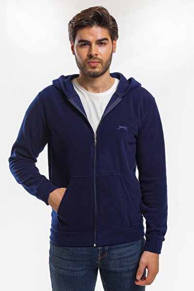 Sports Sweatshirt - Navy blue - Regular fit