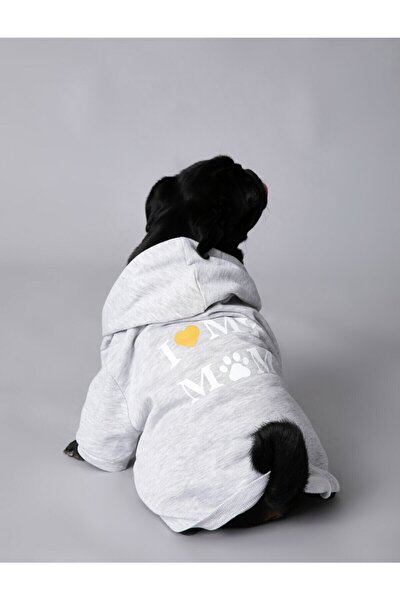 Koton Gri Kapusonlu Kopek Sweatshirt 0kal18329ik Fiyati Yorumlari Trendyol