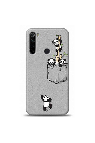 Xiaomi Redmi Note 8 Uyumlu Panda Tasarımlı Telefon Kılıfı Y-kdi015