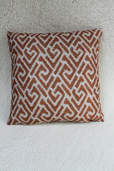 Ens Deco Ensdeco Kahve Krem Etnik Versace Desenli Modern Koltuk Yastik Kirlent Kilifi 45x45 Fiyati Yorumlari Trendyol