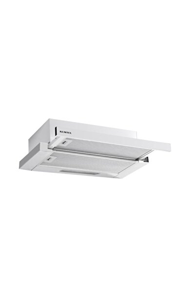Ds6-905 Beyaz Cam Sürgülü Aspiratör Beyaz