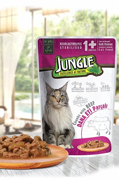 Jungle Pouch Kisir Kedi Biftekli Jel Yas Mama Fiyati Yorumlari Trendyol