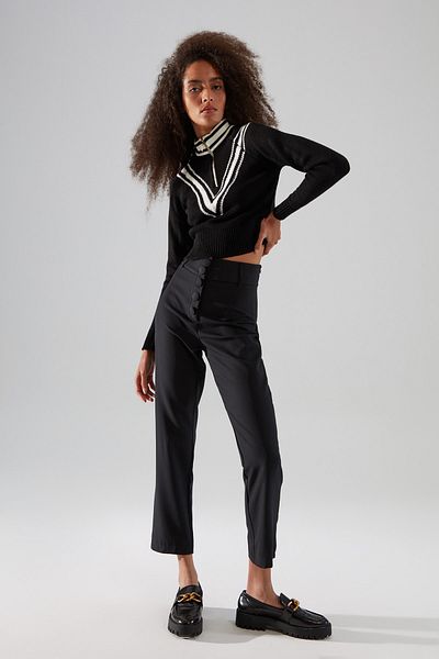 Pants - Black - Cigarette pants