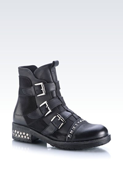 Rafellı Bayan Hakiki Deri Bot & Bootıe - Genuıne Leather Boots %100 Gerçek Deri