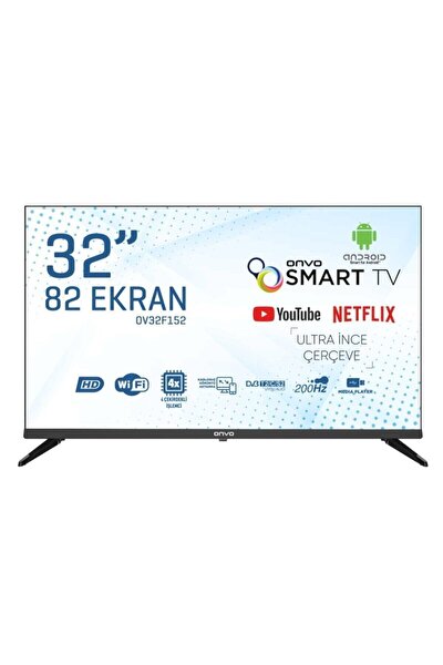 OV32F152 32" 81 Ekran Uydu Alıcılı HD Ready Smart LED TV