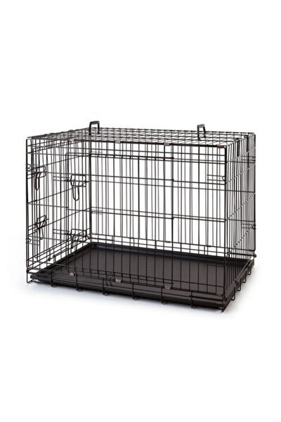 Best Cage Iki Kapili Katlanabilir Metal Kopek Kafesi 91x61x67 Cm Fiyati Yorumlari Trendyol