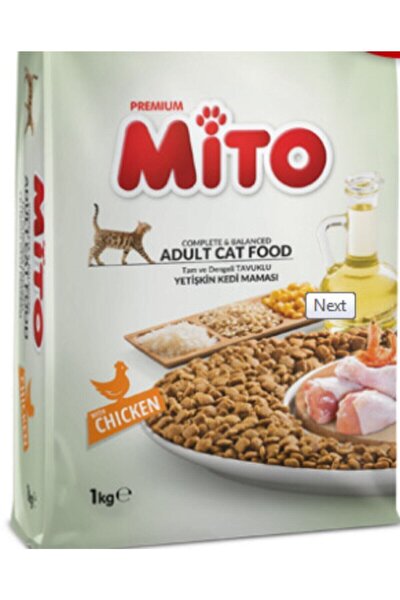 Mito Tavuklu Yetiskin Kedi Mamasi 1kg Fiyati Yorumlari Trendyol