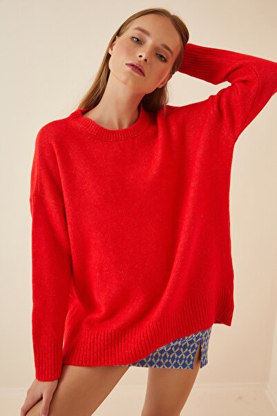 Pullover - Rot - Oversize