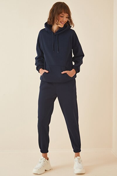 Sweatsuit - Navy blue - Regular fit