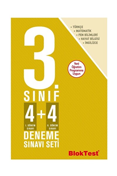Tudem Yayinlari Bloktest 3 Sinif Deneme Sinavi Seti 4 4 Trendyol