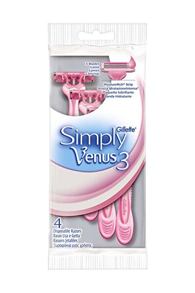 Gillette Simply Venus 3 Basic 4'lü