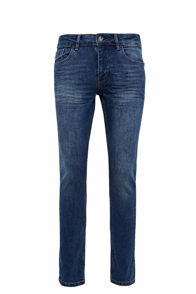 Hugo Boss “Orange 24 Barcelona” Straight Fit Jeans Blue Wash 