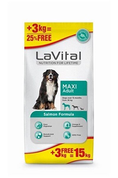 La Vital Lavital Buyuk Irk Somonlu Yetiskin Kopek Mamasi 12 3 Kg Fiyati Yorumlari Trendyol