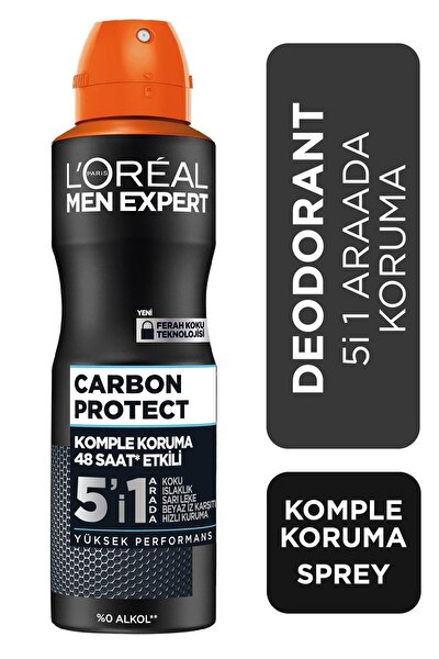 Carbon Protect Anti Perspirant 5'i 1 Arada Erkek Sprey Deodorant 150ml