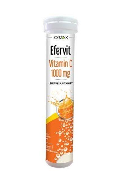 Orzax Efervit Vitamin C 1000 Mg Efervesan 20 Tablet Portakal 8697595871454 Trendyol