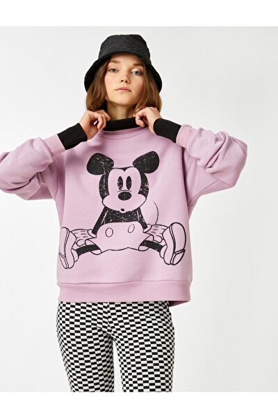 Sweatshirt - Lila - Regular Fit