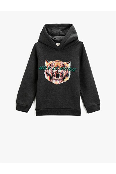 Sweatshirt - Grau - Relaxed Fit