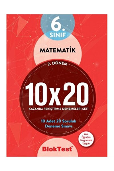 Tudem Yayinlari 6 Sinif 2 Donem Matematik Kazanim Pekistirme Denemeleri Seti Trendyol