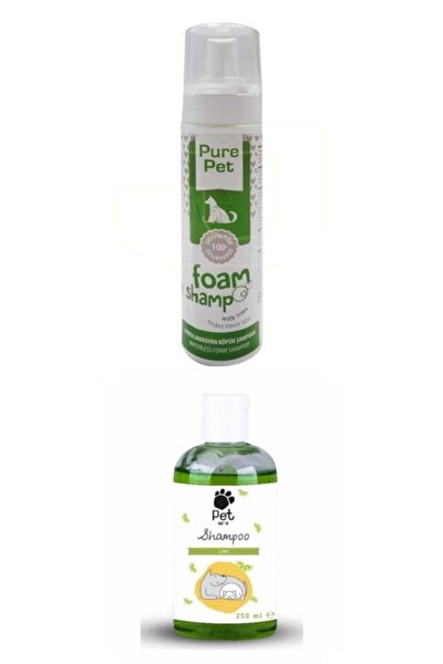 Pure Pet Lime Limon Kedi & Köpek Şampuanı Seti 250+225 Ml