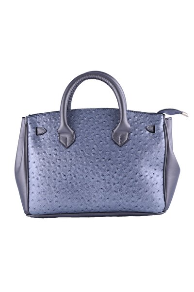 Handtasche - Blau - Unifarben