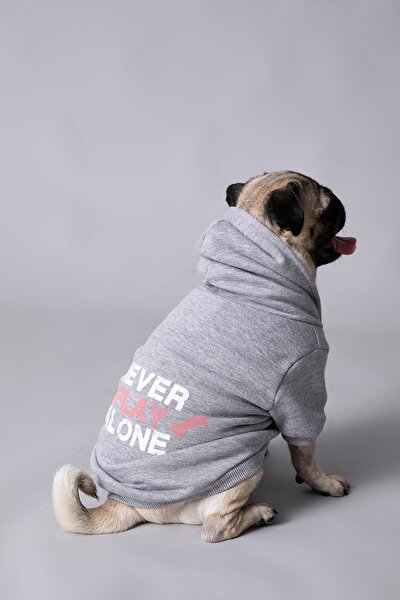 Koton Gri Kapusonlu Kopek Sweatshirt 0kal18329ik Fiyati Yorumlari Trendyol